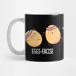 Eggsercise Cute Egg Pun. Mug